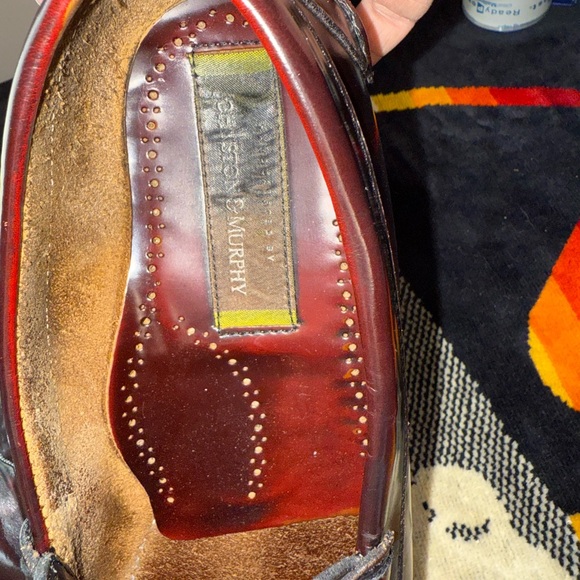 Johnston & Murphy Burgundy Leather Loafers - Picture 3 of 5